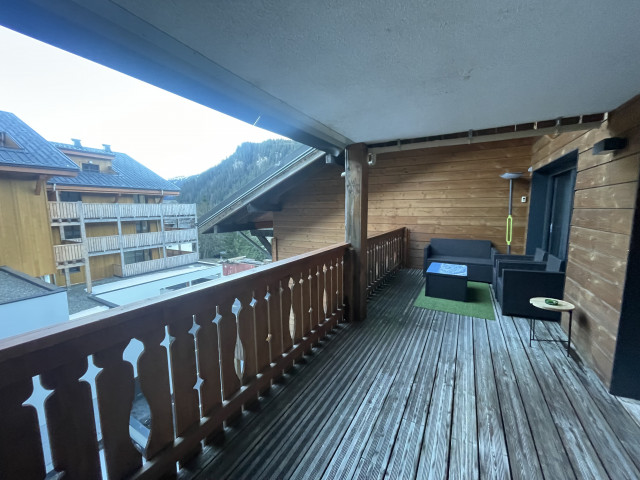 Appartement Soldanelles 17, Châtel, balcon