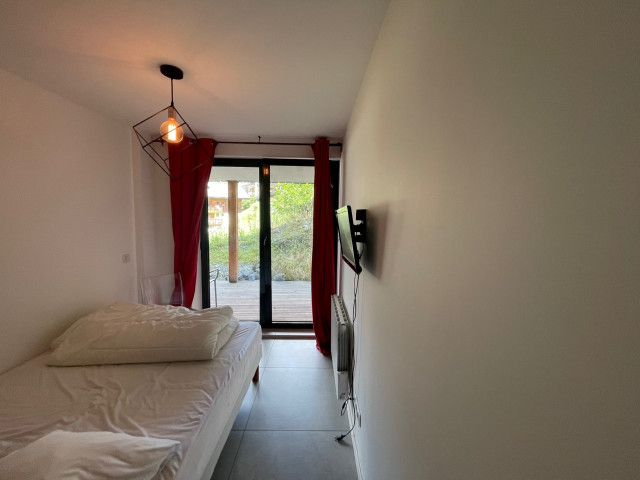 Appartement Soldanelles 31, Chambre double, Châtel location montagne