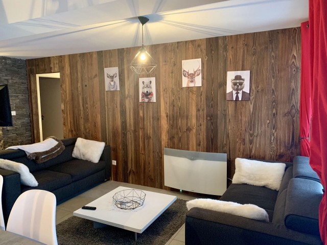 Apartment Soldanelles, N°31, Living room, Châtel Portes du Soleil