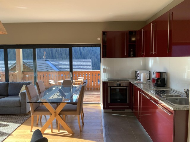 Appartement Soldanelles 5, Séjour, Châtel Réservation vacances