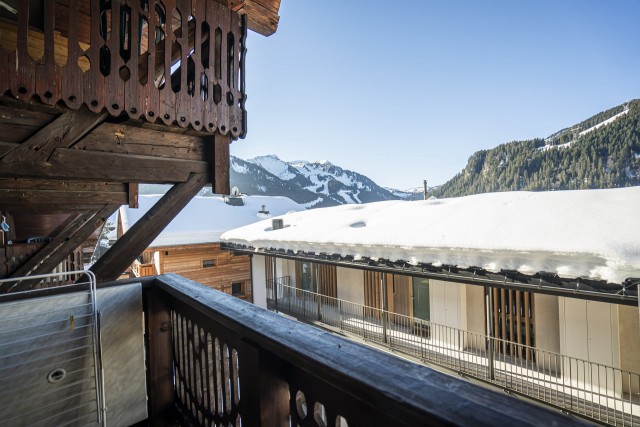 Appartement Vieux Four 002, balcon, vue, Châtel Haute-Savoie