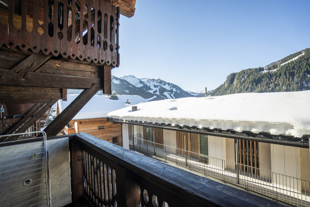Apartment Vieux Four 002, Balcony view, Châtel Winter 74