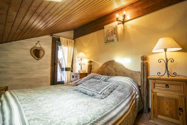 Appartement Vieux Four 03, Chambre double, Châtel Portes du Soleil