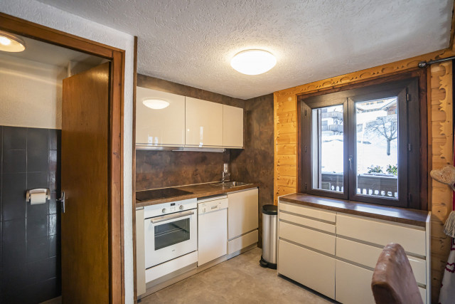 Apartment Vieux Four 04, Kitchen, Châtel Haute-Savoie
