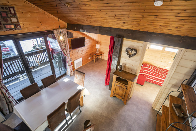 Apartment Vieux Four 04, Living room, Châtel Portes du Soleil