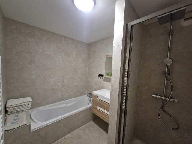 Snowball, bathroom, Châtel mountain ski chalet