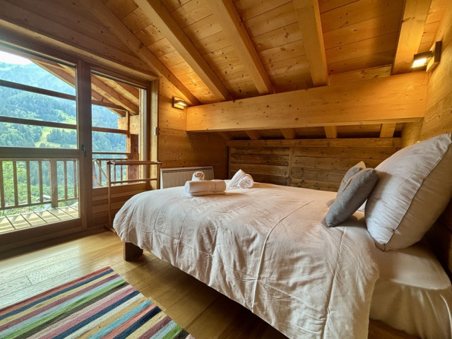 Chalet 4 Jillou, Double bedroom, Chapelle d'Abondance, Haute-Savoie