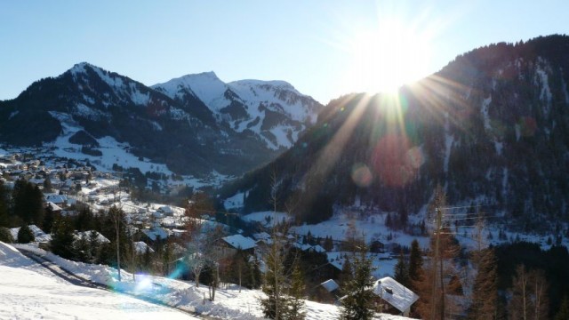 Chalet 4 people, Mazot, View winter, Châtel