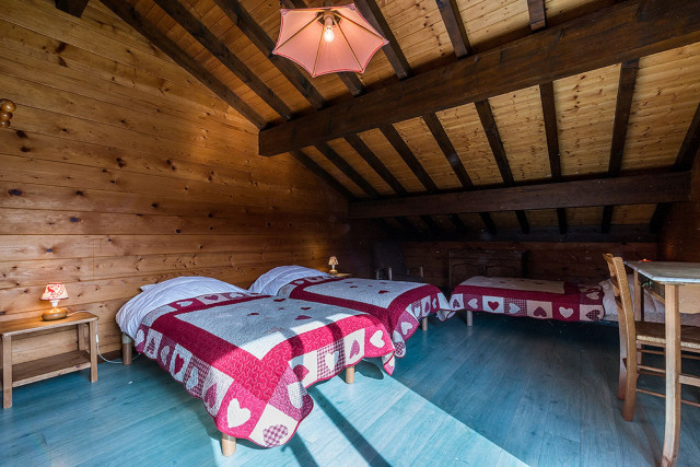 Chalet Alban Petit Châtel Bedroom Single Bed Mountains 74