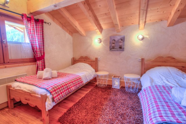 Chalet Anna 16 personnes Châtel Pré-la-Joux chambre 2 lits simples 