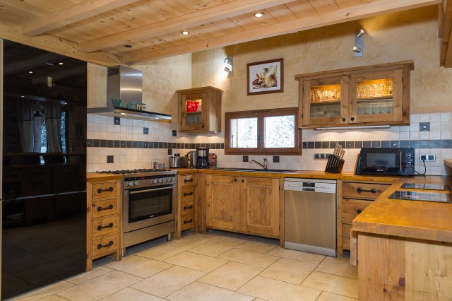 Chalet Anna 16 personnes Châtel Pré-la-Joux cuisine équipée