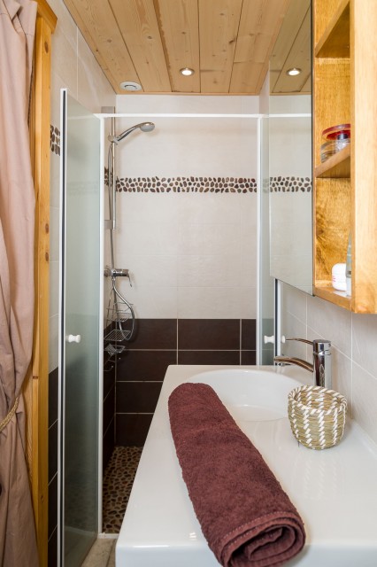 Chalet Anna 16 personnes Châtel Pré-la-Joux salle de douche