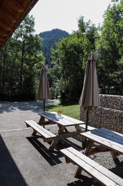 Chalet Au Bon vieux Temps Terrace Châtel