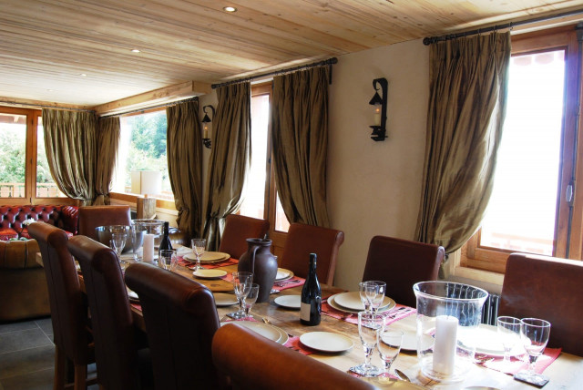 Chalet Barbossine - 14 personnes - salle à manger - chatel hiver