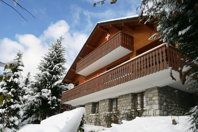 Chalet Barbossine - 14 personnes - vue chalet -Châtel hiver