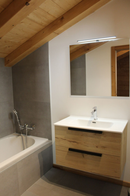 Chalet Bonatti, Bathroom in the 4 single beds bedroom, Chatel