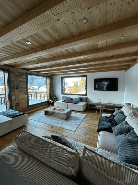 Chalet Bonatti, Luminous living room, Chatel, Mountain holiday