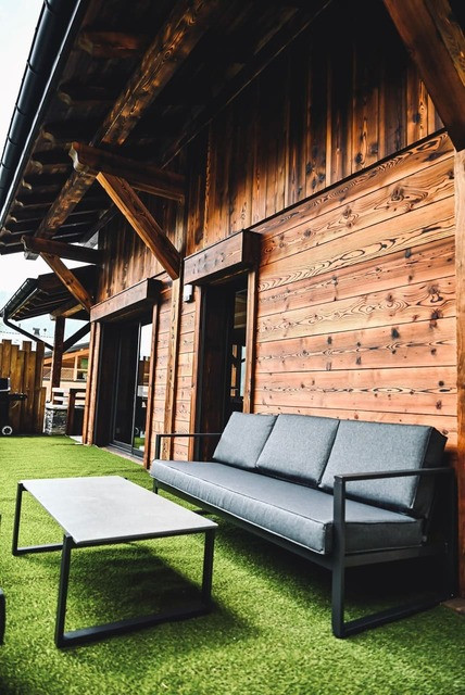 Chalet Bonatti, terrace, Châtel Vallée d'Abondance, summer vacations family sun hiking mountain