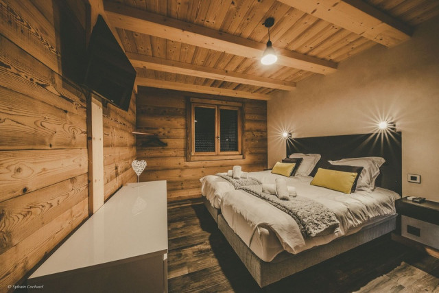Chalet Bovard, Chalet Spencer, chambre, Châtel Les Portes du Soleil