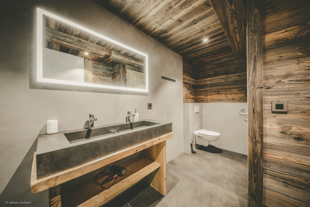 Chalet Bovard, Chalet Spencer, salle de douche, Châtel Réservation 