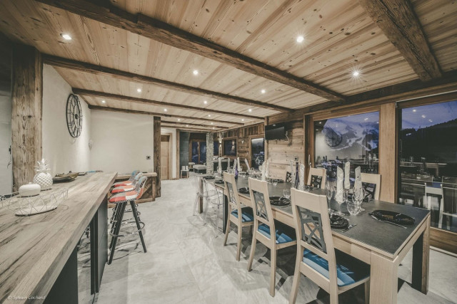 Chalet Bovard, Whymper, salle à manger, Châtel Les Portes du Soleil