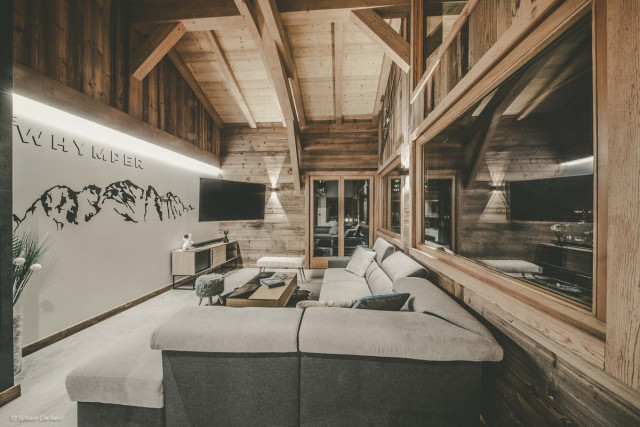 Chalet Bovard, Whymper, salon, Châtel Haute-Savoie