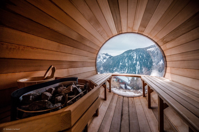 Chalet Bovard, Whymper, sauna vue montagne, Châtel Les Portes du Soleil vacances famille