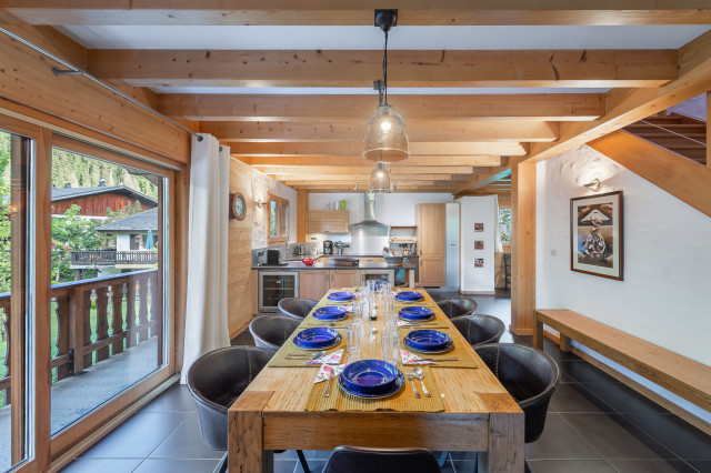 Chalet Casa Linga, Kitchen and dining room, Châtel Ski holidays