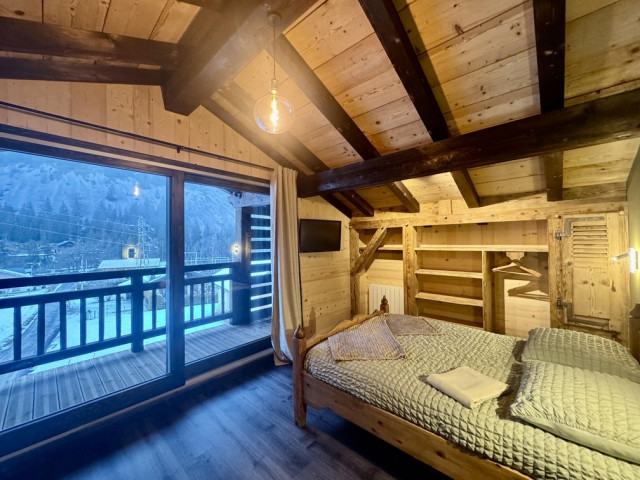 Chalet Cervin, Chambre lit double, Location de ski