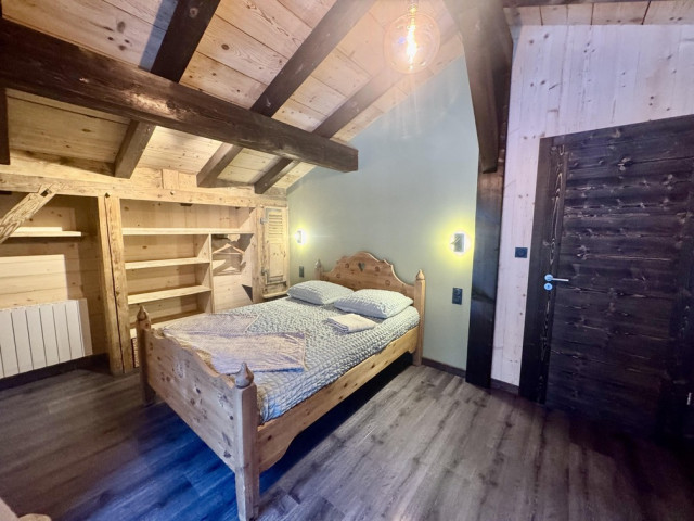 Chalet Cervin, Chambre lit double, Vacances au ski 74
