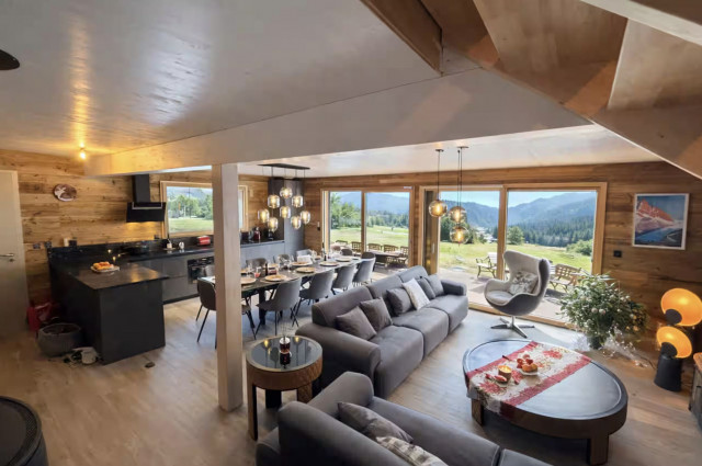 Chalet Chalentina, Living room, Chatel Tourism