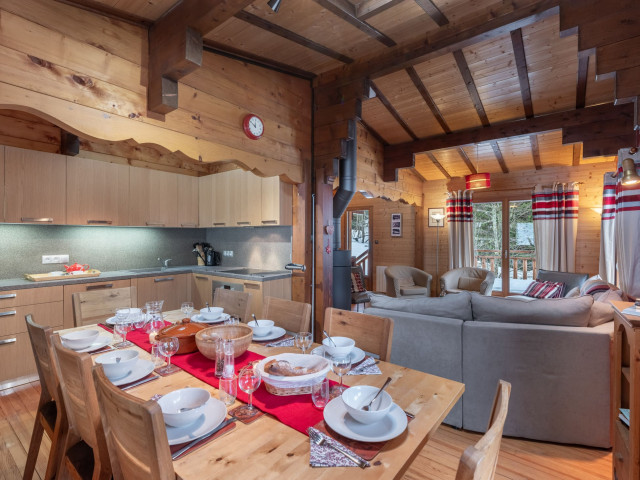 Chalet Chant du Coq, séjour, Châtel 74390