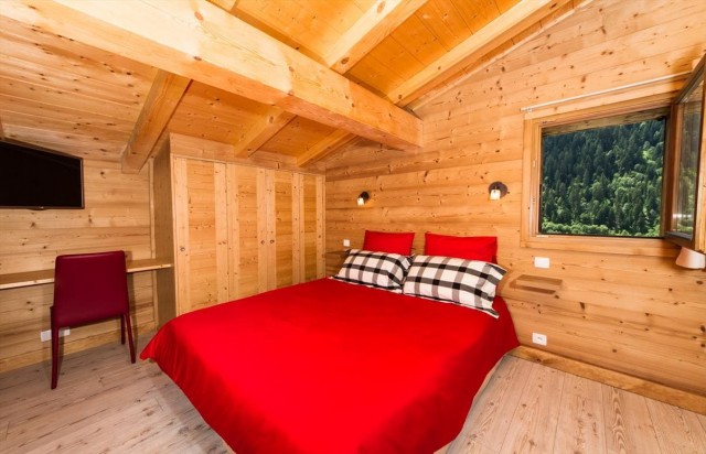 Chalet Chante Bise 14 personnes Béchigne Châtel chambre double