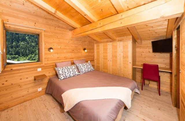 Chalet Chante Bise 14 personnes Béchigne Châtel chambre double