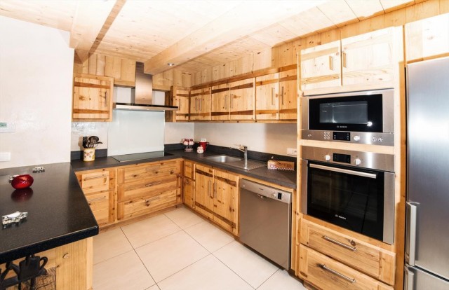Chalet Chante Bise 14 personnes Béchigne Châtel cuisine