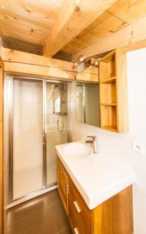 Chalet Chante Bise 14 personnes Béchigne Châtel salle de douche