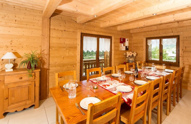 Chalet Chante Bise, Dining room, Châtel Tourism 74