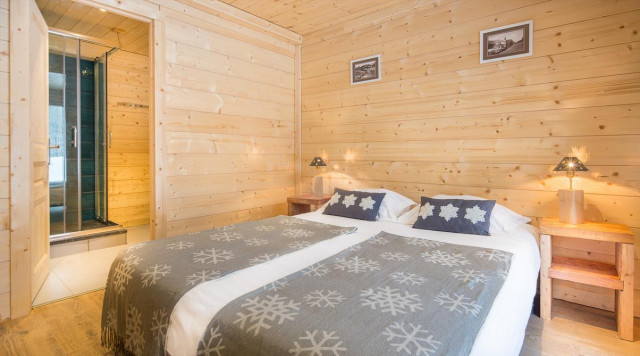 Chalet Ciste La Chapelle d'Abondance, Bedroom double bed, Châtel Snow 74