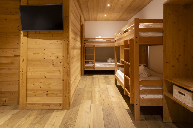 Chalet Cret Beni, Bedroom with bunk beds, Châtel Portes du Soleil