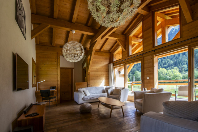 Chalet Cret Beni, Salon, Châtel Haute-Savoie