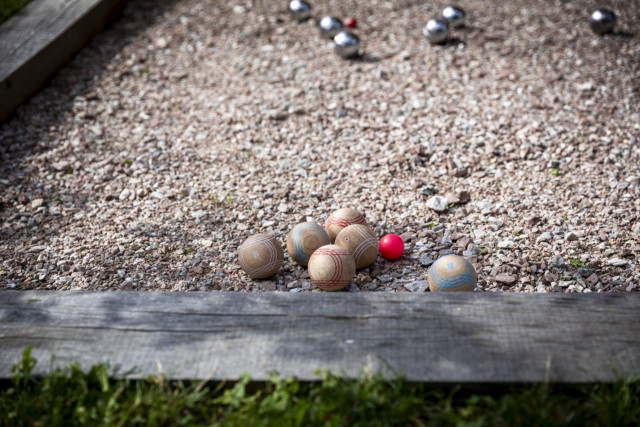 Chalet Cret Beni, Terrain de boules, Châtel Vacances détente 74