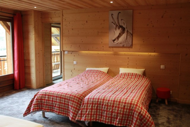 Chalet CREUX DU NANT chambre twin Châtel