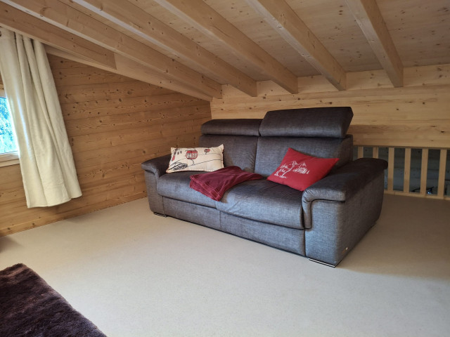 Chalet de la fiolaz à Châtel, convertible sur la mezzanine