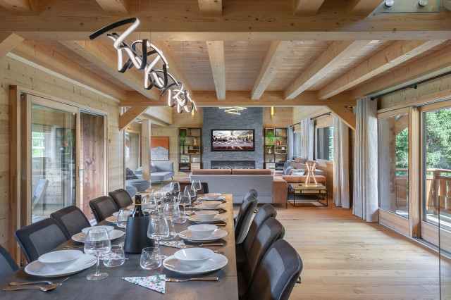 Chalet de Vonnes, Dining room, Châtel Family Holidays