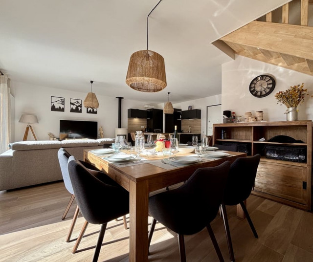 Chalet des Freinets, Appartement 201A, Châtel, Séjour, Ski alpin