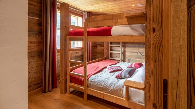 Chalet Dormeur, 12 personnes, Vonnes Châtel, chambre lits superposés