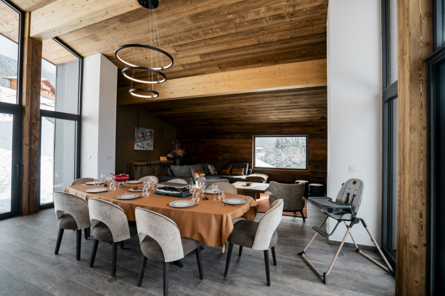 Chalet du Saix E, Châtel, Séjour avec salle à manger, Station de ski