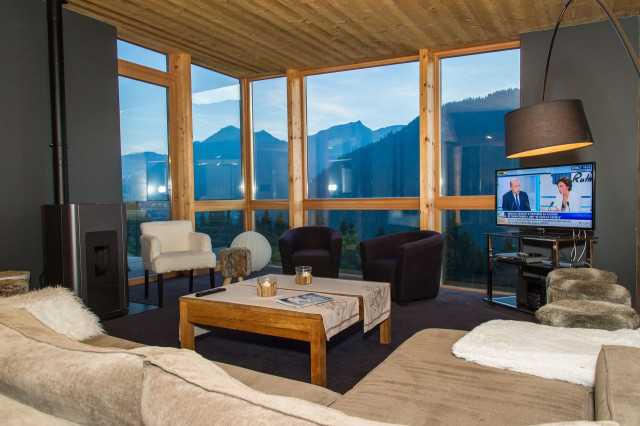 Chalet du Saix, Living room, Châtel Alps 74