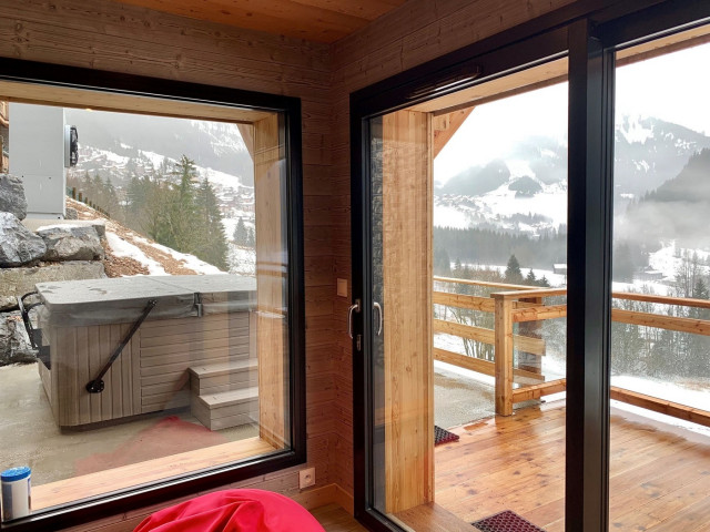 Chalet Entre Vous, Terrace with jacuzzi, Châtel Relaxing holidays