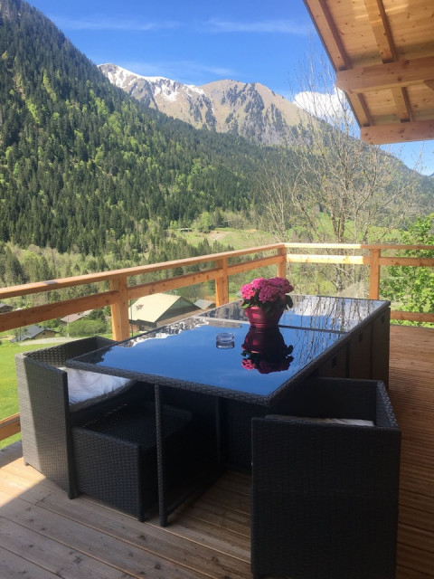 Chalet Entre Vous, Terrasse vue, Châtel Montagne 74